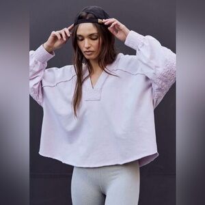 Free People Movement Spin Pullover in Lilac
Size M 499